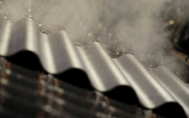 Eternit Wellplatte Produktion