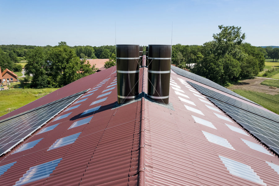 Eternit Wellplatten Faserzement Boxenlaufstall