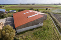 Lagerhalle Dacheindeckung Eternit Wellplatten