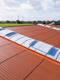 Lagerhalle Dacheindeckung Eternit Wellplatten