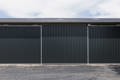 Lagerhalle Eternit Wellplatten