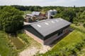 Lagerhalle Eternit Wellplatten