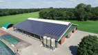 Milchvieh Stall Dacheindeckung Eternit Wellplatten
